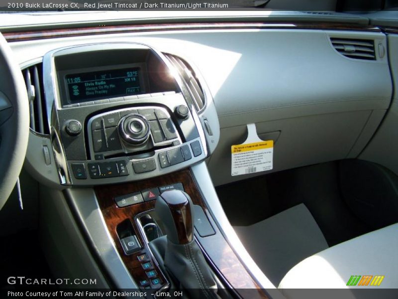 Red Jewel Tintcoat / Dark Titanium/Light Titanium 2010 Buick LaCrosse CX