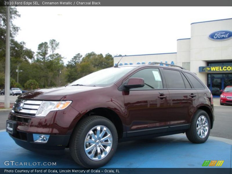 Cinnamon Metallic / Charcoal Black 2010 Ford Edge SEL