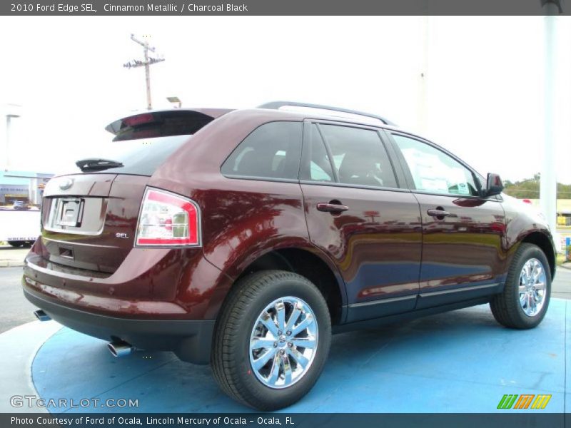Cinnamon Metallic / Charcoal Black 2010 Ford Edge SEL