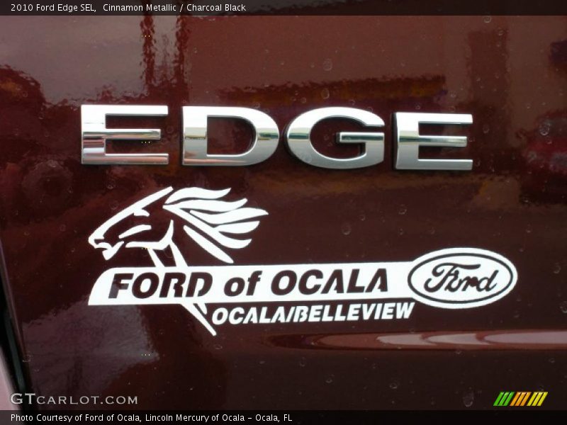 Cinnamon Metallic / Charcoal Black 2010 Ford Edge SEL