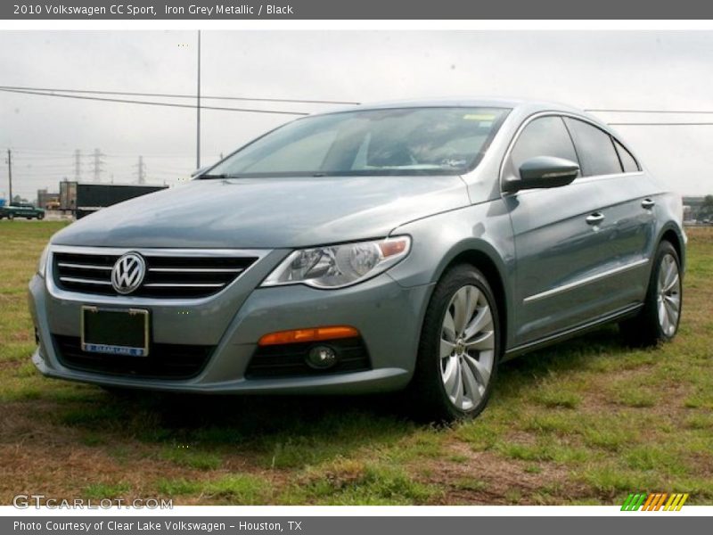 Iron Grey Metallic / Black 2010 Volkswagen CC Sport
