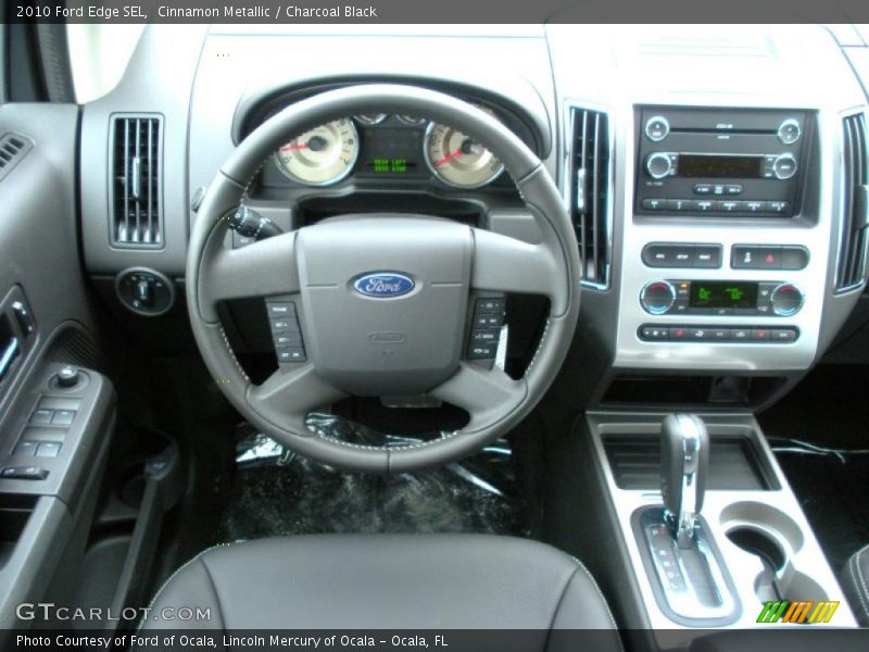 Cinnamon Metallic / Charcoal Black 2010 Ford Edge SEL