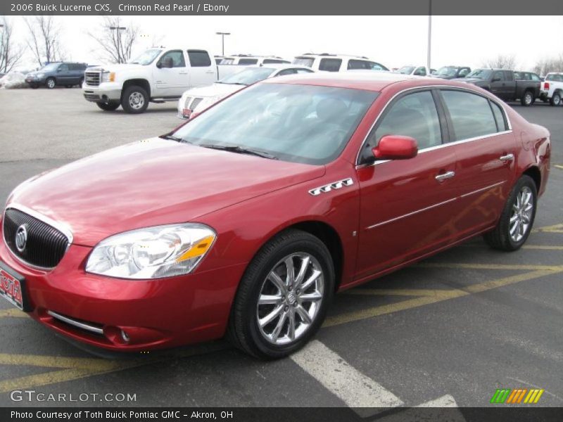 Crimson Red Pearl / Ebony 2006 Buick Lucerne CXS