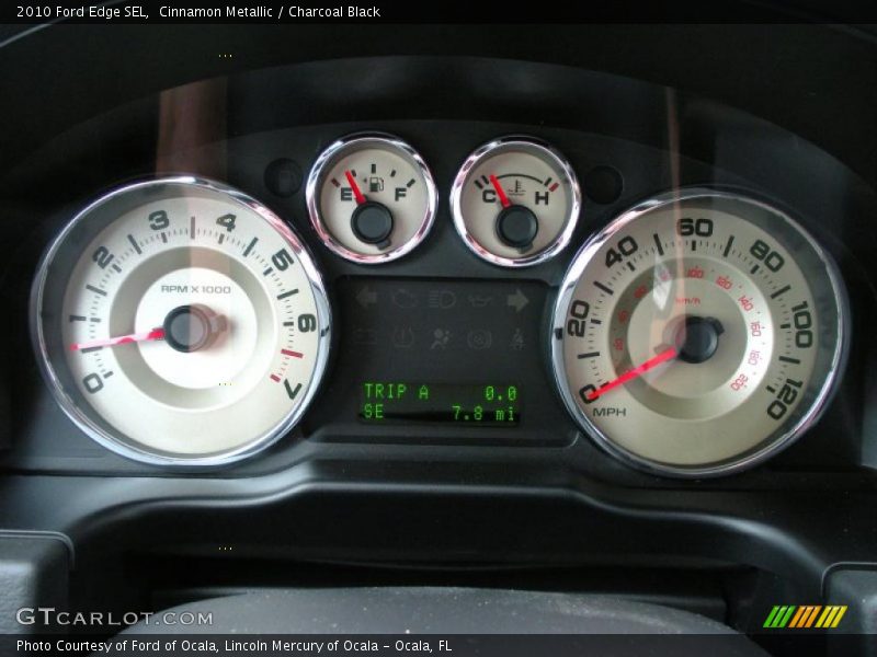 Cinnamon Metallic / Charcoal Black 2010 Ford Edge SEL
