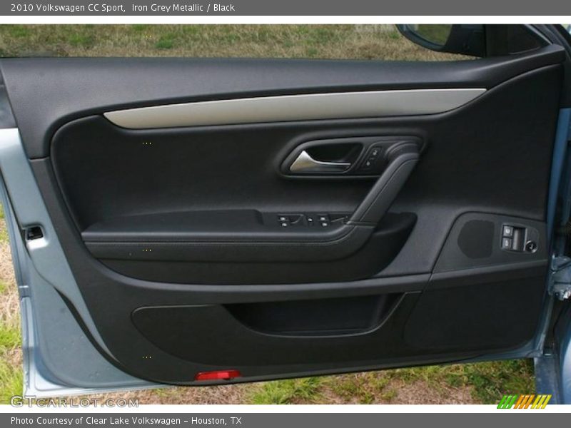 Iron Grey Metallic / Black 2010 Volkswagen CC Sport
