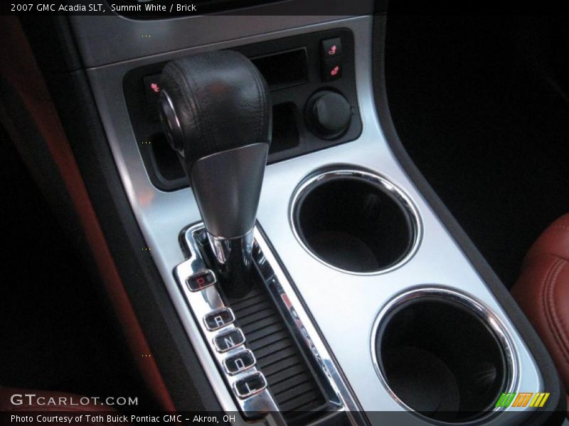 Summit White / Brick 2007 GMC Acadia SLT