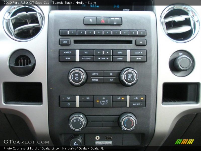 Tuxedo Black / Medium Stone 2010 Ford F150 XLT SuperCab