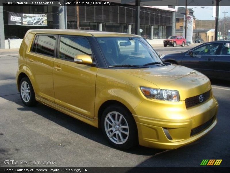 Gold Rush Mica / Dark Gray 2008 Scion xB Release Series 5.0