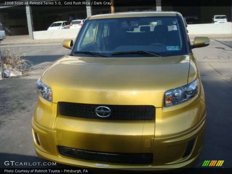 Gold Rush Mica / Dark Gray 2008 Scion xB Release Series 5.0
