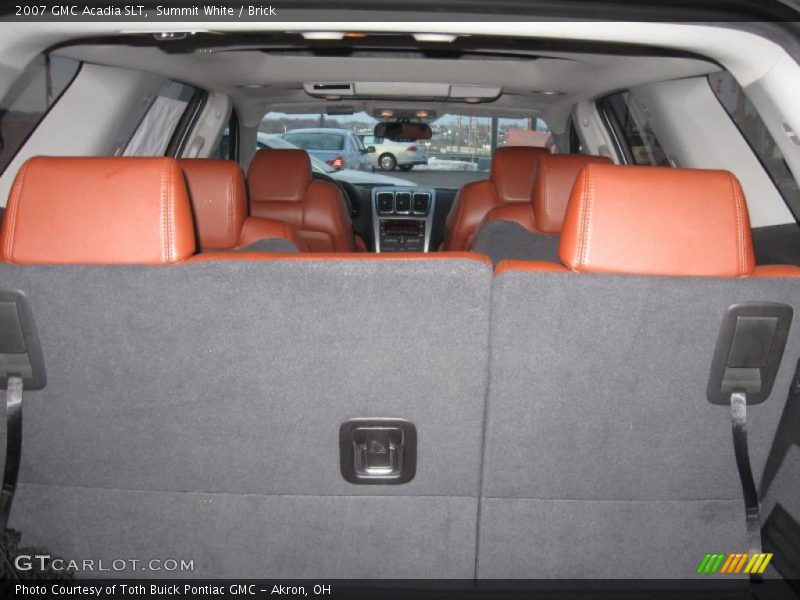 Summit White / Brick 2007 GMC Acadia SLT