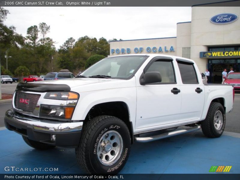 Olympic White / Light Tan 2006 GMC Canyon SLT Crew Cab