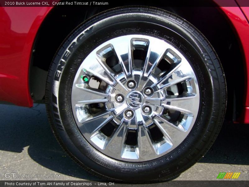 Crystal Red Tintcoat / Titanium 2010 Buick Lucerne CXL