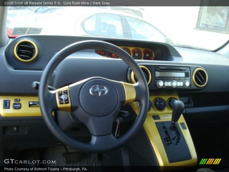 Gold Rush Mica / Dark Gray 2008 Scion xB Release Series 5.0