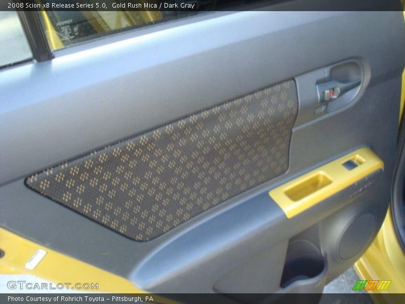 Gold Rush Mica / Dark Gray 2008 Scion xB Release Series 5.0