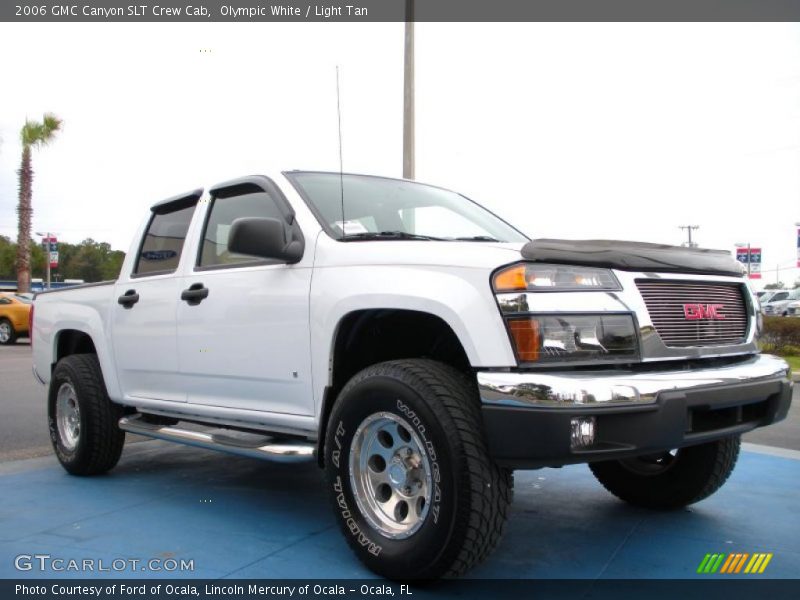 Olympic White / Light Tan 2006 GMC Canyon SLT Crew Cab