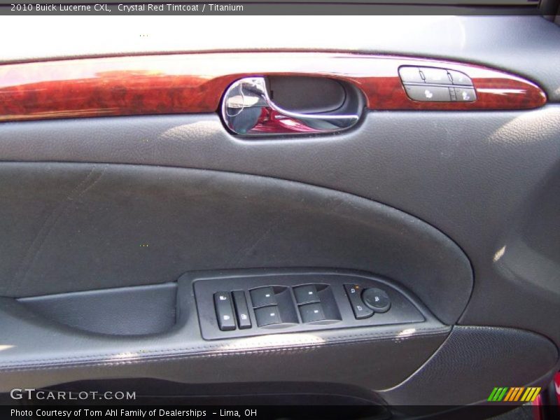 Crystal Red Tintcoat / Titanium 2010 Buick Lucerne CXL