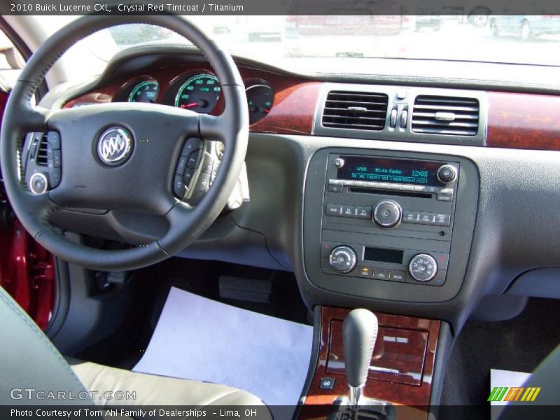 Crystal Red Tintcoat / Titanium 2010 Buick Lucerne CXL