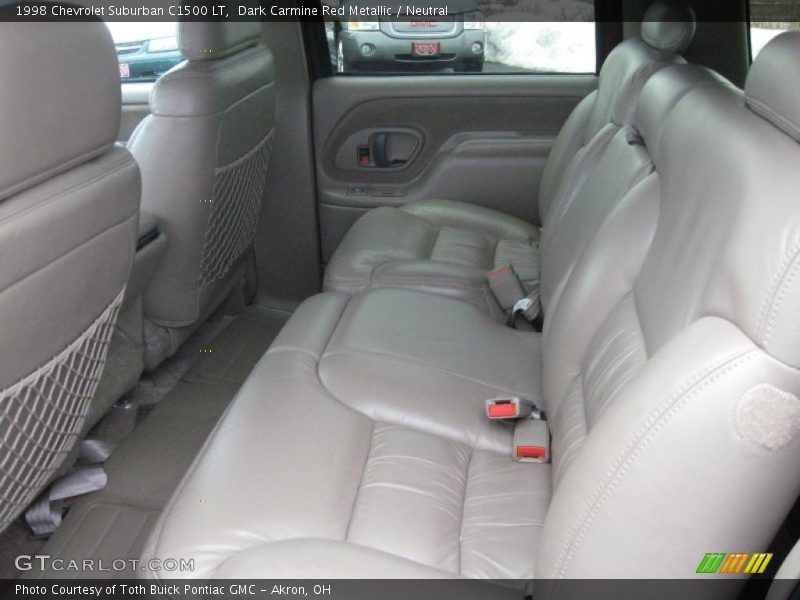 Dark Carmine Red Metallic / Neutral 1998 Chevrolet Suburban C1500 LT