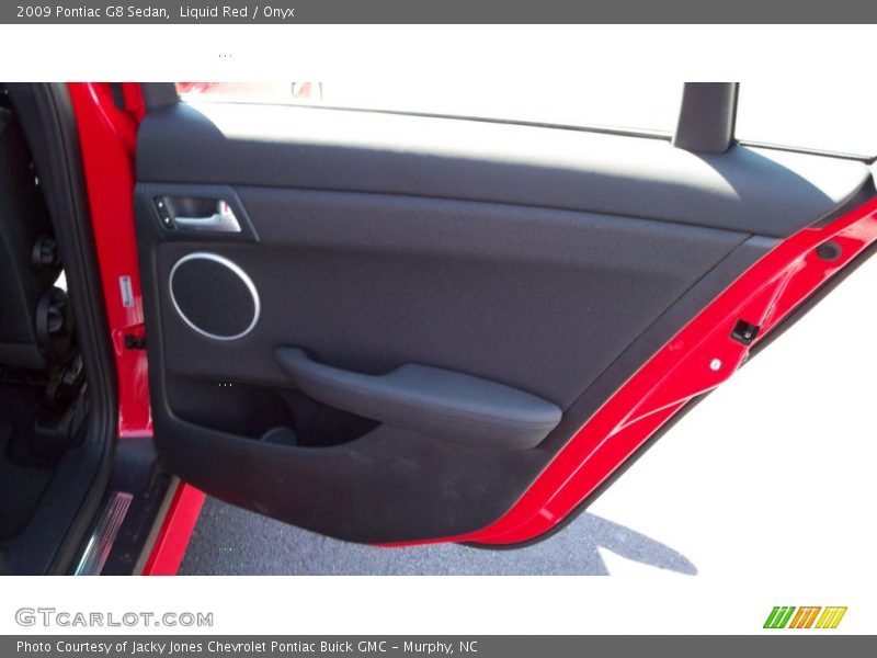 Liquid Red / Onyx 2009 Pontiac G8 Sedan