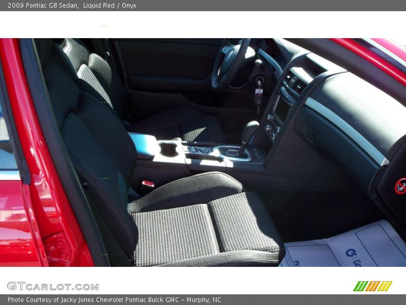 Liquid Red / Onyx 2009 Pontiac G8 Sedan