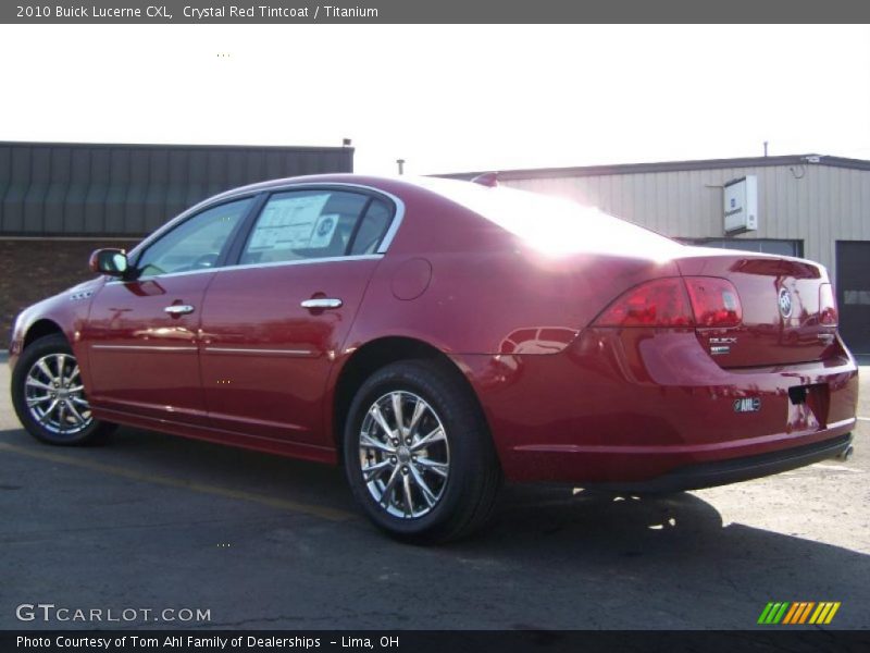 Crystal Red Tintcoat / Titanium 2010 Buick Lucerne CXL