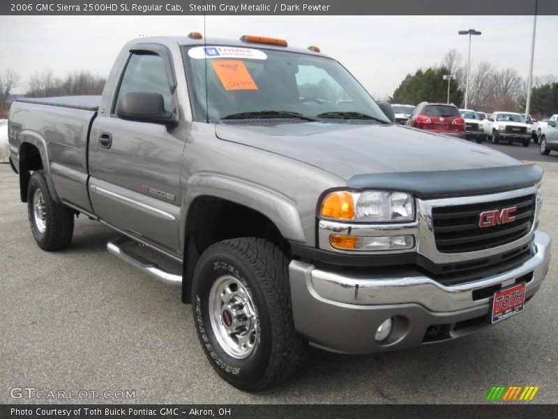 Stealth Gray Metallic / Dark Pewter 2006 GMC Sierra 2500HD SL Regular Cab