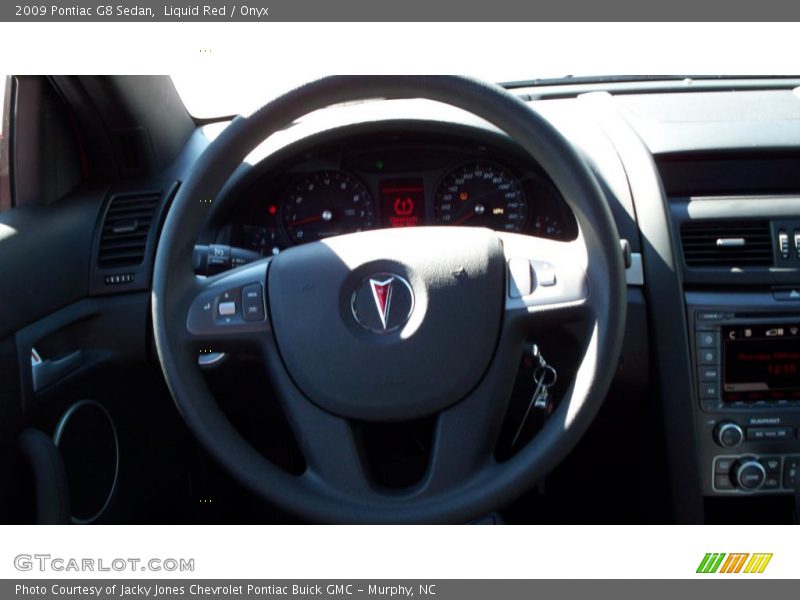 Liquid Red / Onyx 2009 Pontiac G8 Sedan