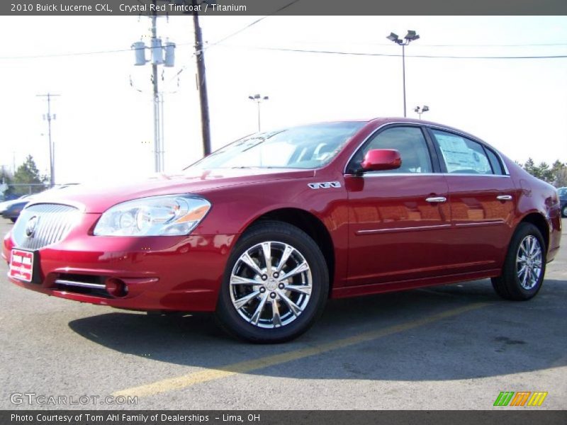 Crystal Red Tintcoat / Titanium 2010 Buick Lucerne CXL