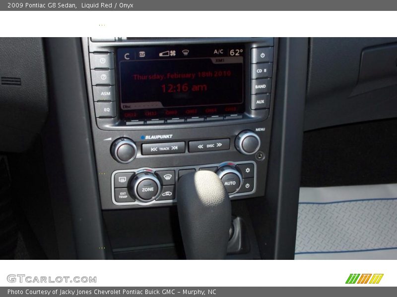 Liquid Red / Onyx 2009 Pontiac G8 Sedan