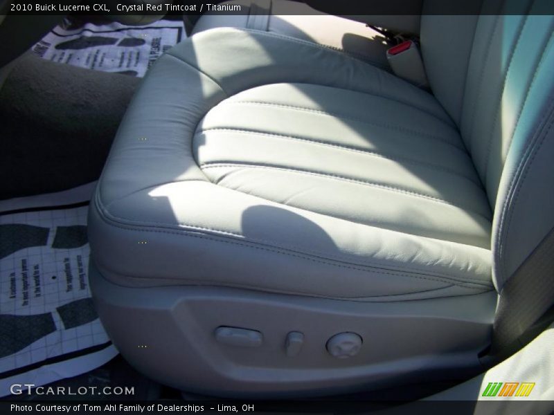 Crystal Red Tintcoat / Titanium 2010 Buick Lucerne CXL