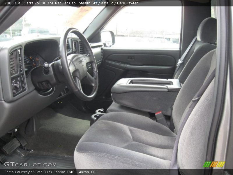 Stealth Gray Metallic / Dark Pewter 2006 GMC Sierra 2500HD SL Regular Cab