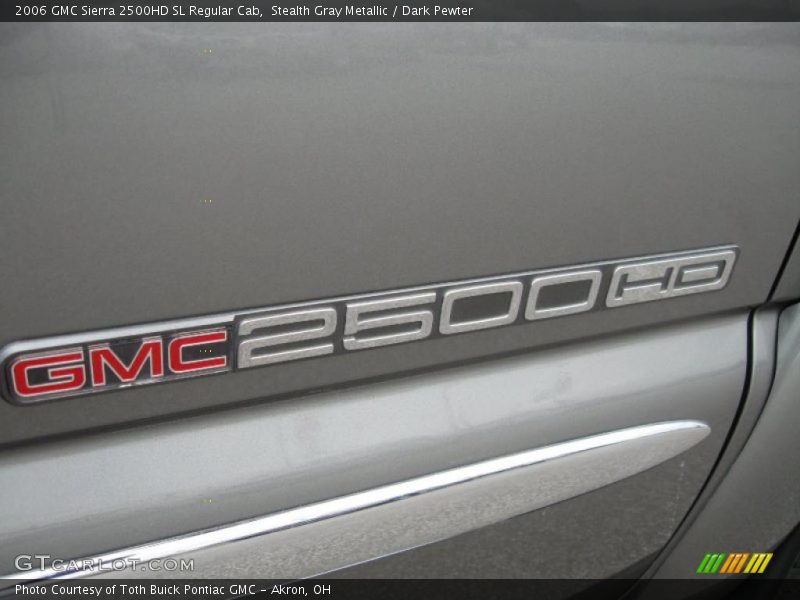 Stealth Gray Metallic / Dark Pewter 2006 GMC Sierra 2500HD SL Regular Cab