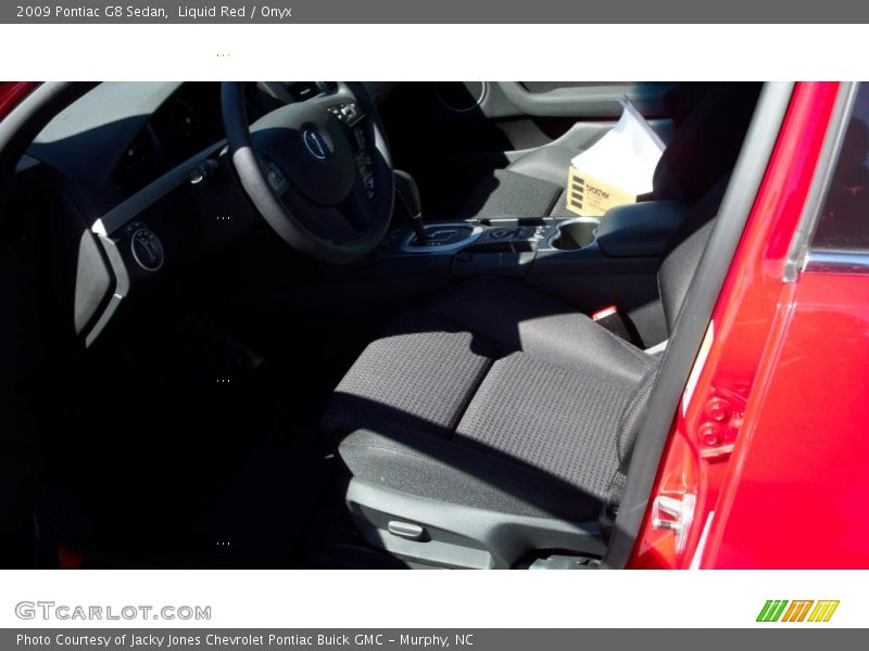 Liquid Red / Onyx 2009 Pontiac G8 Sedan