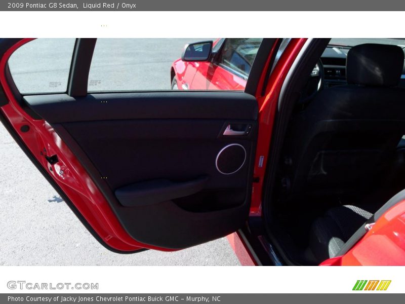 Liquid Red / Onyx 2009 Pontiac G8 Sedan