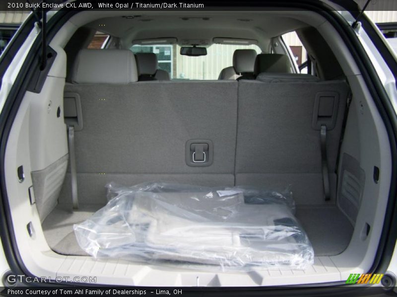 White Opal / Titanium/Dark Titanium 2010 Buick Enclave CXL AWD