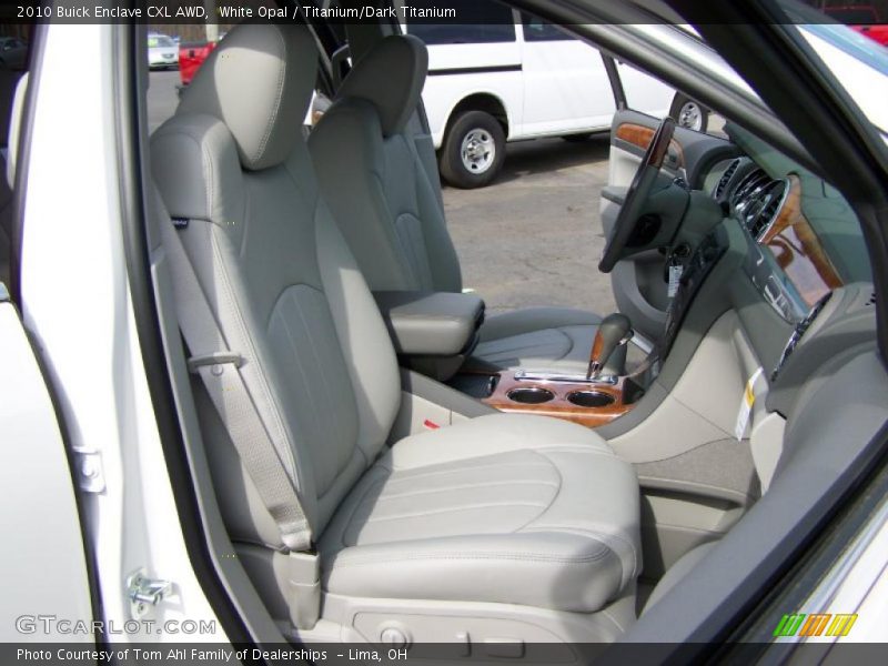 White Opal / Titanium/Dark Titanium 2010 Buick Enclave CXL AWD