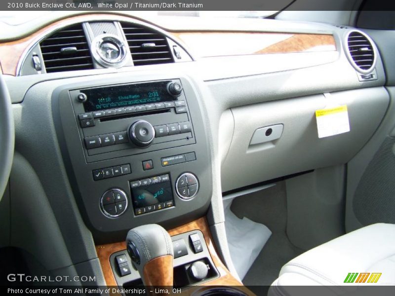 White Opal / Titanium/Dark Titanium 2010 Buick Enclave CXL AWD