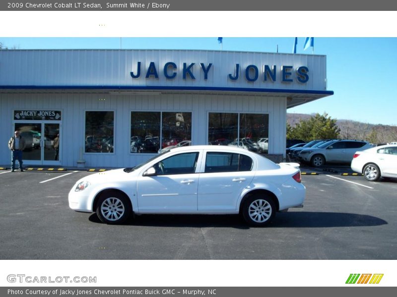 Summit White / Ebony 2009 Chevrolet Cobalt LT Sedan