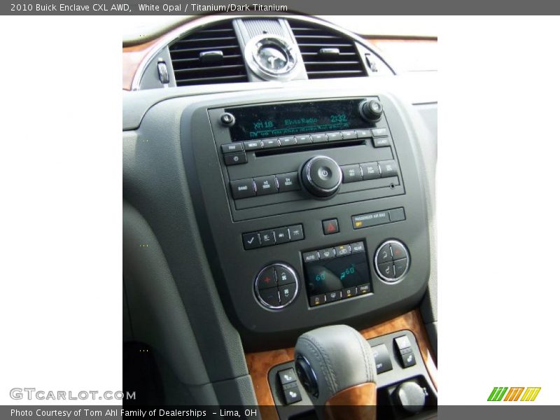 White Opal / Titanium/Dark Titanium 2010 Buick Enclave CXL AWD