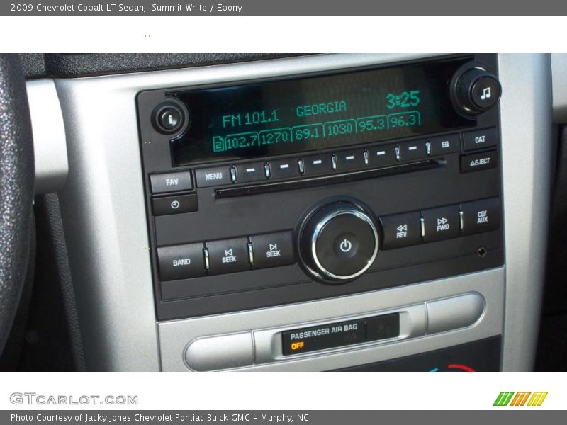 Summit White / Ebony 2009 Chevrolet Cobalt LT Sedan