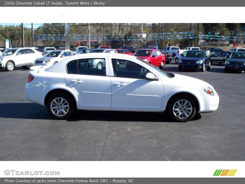 Summit White / Ebony 2009 Chevrolet Cobalt LT Sedan
