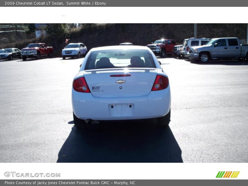 Summit White / Ebony 2009 Chevrolet Cobalt LT Sedan