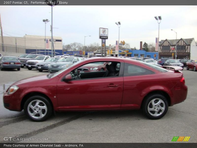 Performance Red / Ebony 2007 Pontiac G5