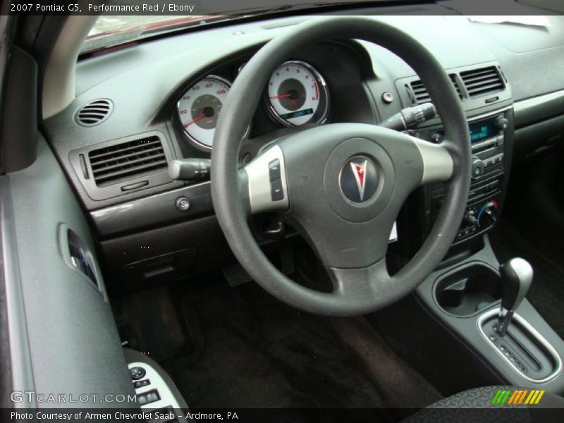 Performance Red / Ebony 2007 Pontiac G5