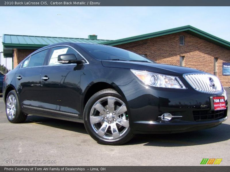 Carbon Black Metallic / Ebony 2010 Buick LaCrosse CXS