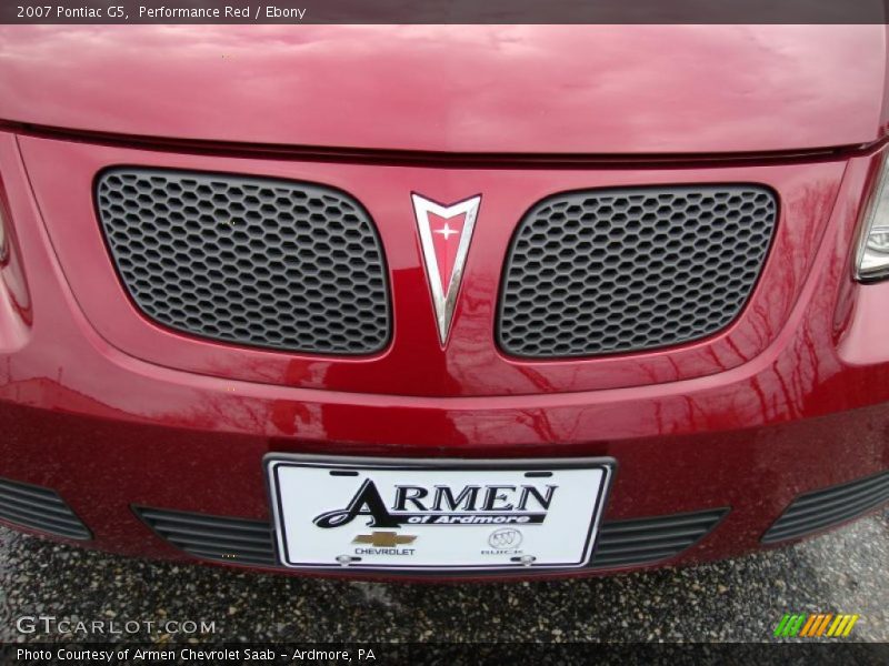 Performance Red / Ebony 2007 Pontiac G5