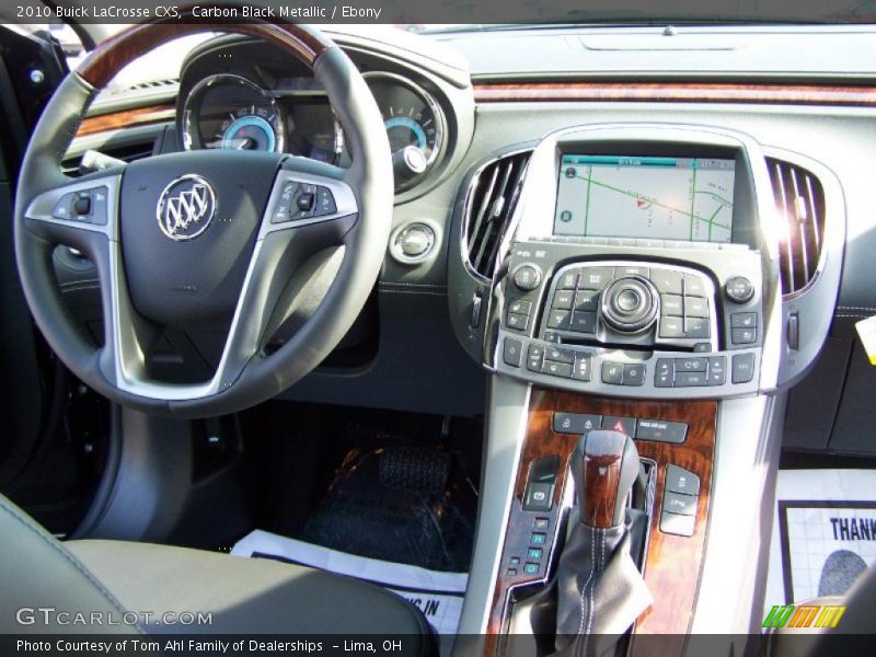 Carbon Black Metallic / Ebony 2010 Buick LaCrosse CXS