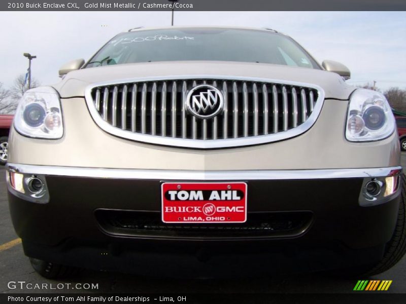 Gold Mist Metallic / Cashmere/Cocoa 2010 Buick Enclave CXL