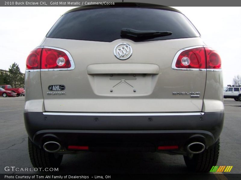 Gold Mist Metallic / Cashmere/Cocoa 2010 Buick Enclave CXL