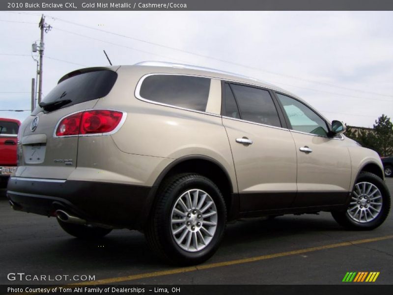 Gold Mist Metallic / Cashmere/Cocoa 2010 Buick Enclave CXL